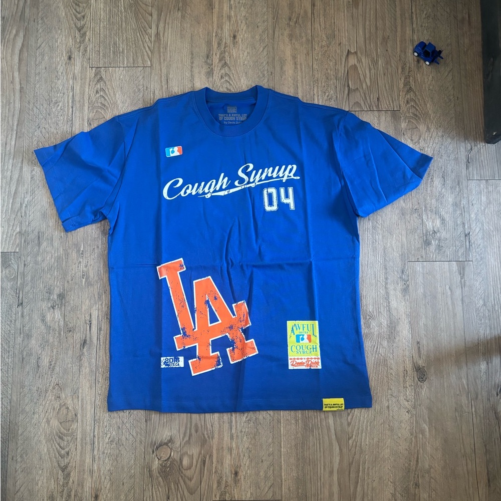 Blue Cough Syrup Graphic Tee